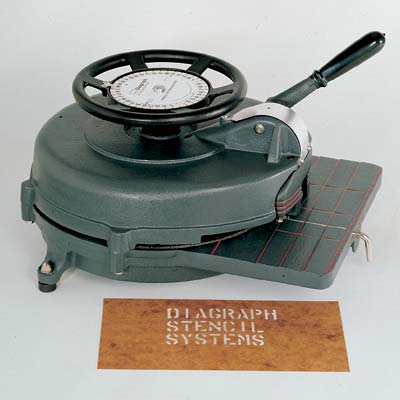 The History behind Diagraph and the stencil machine